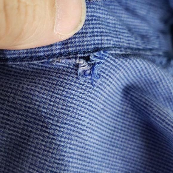 Lee button down casual XL mens‎ blue shirt - Picture 8 of 8